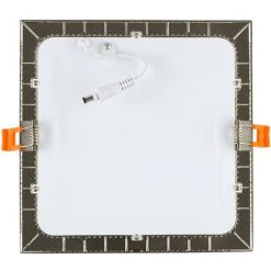 LEDKIA Spot Encastrable Dalle LED Carrée Extra-Plate 18W Argentée Coupe 205x205mm Downlight Panel Blanc Neutre 4000K - 4500K - Blanc Neutre 4000K - 4500K -Panneau LED Soldes 2022 5732902 4