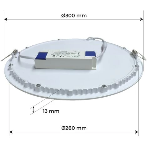 LED ATOMANT SL Downlight LED Rond Plat 36W 3300LM Corte 280mm | Blanc Neutre 4500K - Pack 1 Pce. - Blanc Neutre 4500K 7 LED ATOMANT SL Downlight LED Rond Plat 36W 3300LM Corte 280mm | Blanc Neutre 4500K - Pack 1 Pce. - Blanc Neutre 4500K – Image 5