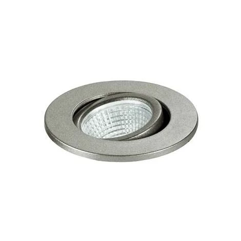 INTEC LIGHT Spot Encastré LED POLARIS Rond Orientable 3W 4000K 190lm 24 Aluminium Nickelé 4 INTEC LIGHT Spot Encastré LED POLARIS Rond Orientable 3W 4000K 190lm 24 Aluminium Nickelé – Image 2