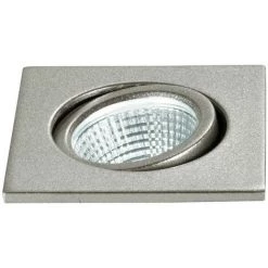 INTEC LIGHT Spot Encastré LED POLARIS Carré Orientable 3W 4000K Aluminium Argenté -Panneau LED Soldes 2022 59255835 3