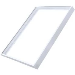 EUROPALAMP Kit De Pose En Saillie Pour Dalles Led 600x600 ALU Blanc Laqué