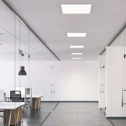 RELAX4LIFE Panneau LED De Plafond 40W 4000 Lumens, Panneau Lumineux Blanc Neutre Chaud 4000 K, Haute Luminosité Angle 120º Faible Consommation, 62x62 Cm 8 RELAX4LIFE Panneau LED De Plafond 40W 4000 Lumens, Panneau Lumineux Blanc Neutre Chaud 4000 K, Haute Luminosité Angle 120º Faible Consommation, 62x62 Cm -Panneau LED Soldes 2022 60464687 2