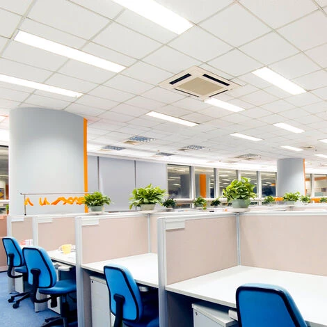 Panneau LED 120x30 48W BLANC (Pack De 8) - Blanc Chaud 2300K - 3500K - SILAMP - Blanc Chaud 2300K - 3500K 4 Panneau LED 120x30 48W BLANC (Pack De 8) - Blanc Chaud 2300K - 3500K - SILAMP - Blanc Chaud 2300K - 3500K – Image 2