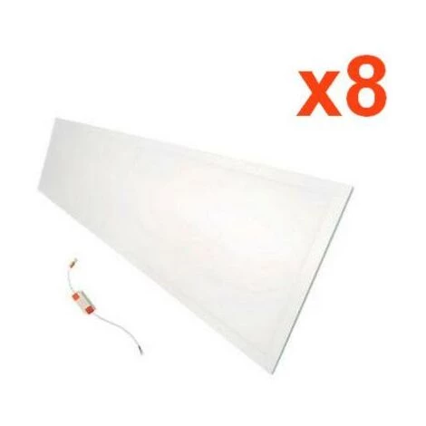 Panneau LED 120x30 48W BLANC (Pack De 8) - Blanc Chaud 2300K - 3500K - SILAMP - Blanc Chaud 2300K - 3500K 5 Panneau LED 120x30 48W BLANC (Pack De 8) - Blanc Chaud 2300K - 3500K - SILAMP - Blanc Chaud 2300K - 3500K – Image 3