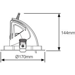 Noxion Downlight LED Forza Gris 35W 3000lm 36D - 930 Blanc Chaud | 170mm - Meilleur Rendu Des Couleurs -Panneau LED Soldes 2022 61189273 5