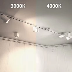 Noxion Spot LED Sur Rail Spot Stella Blanc 24W 2000lm 50D - 930 Blanc Chaud | Meilleur Rendu Des Couleurs -Panneau LED Soldes 2022 61189440 5