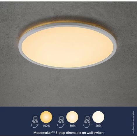 NORDLUX LIGHTING Nordlux OJA Panneau LED 42cm Dimmable Blanc, 2700K 4 NORDLUX LIGHTING Nordlux OJA Panneau LED 42cm Dimmable Blanc, 2700K – Image 2