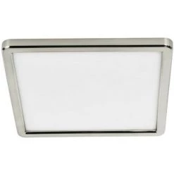 NORDLUX LIGHTING Nordlux OJA Panneau LED Dimmable Carré 29cm Nickel Brossé, 3000/4000K