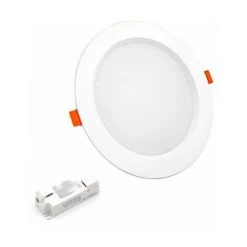 Spot LED Plat D95 10W Avec Transfo - Blanc Neutre - 4000k - 110°