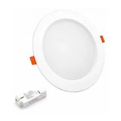 Spot LED Plat D115 15W Avec Transfo - Blanc Neutre - 4000k - 110°