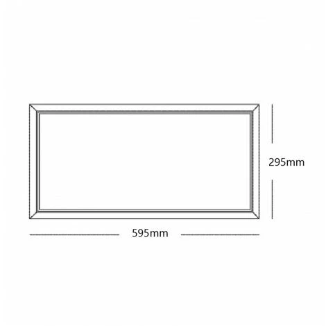 Blanc Chaud - Dalle LED NOVA - 60x30cm - 24W - DeliTech - Alim. Non Fournie - Blanc 4 Blanc Chaud - Dalle LED NOVA - 60x30cm - 24W - DeliTech - Alim. Non Fournie - Blanc – Image 2