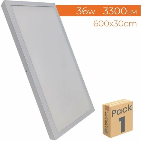 LED ATOMANT SL Pannea LED Surface 60x30cm 36W 3300LM | Blanc Chaud 3000K - Pack 1 Pce. - Blanc Chaud 3000K 3 LED ATOMANT SL Pannea LED Surface 60x30cm 36W 3300LM | Blanc Chaud 3000K - Pack 1 Pce. - Blanc Chaud 3000K