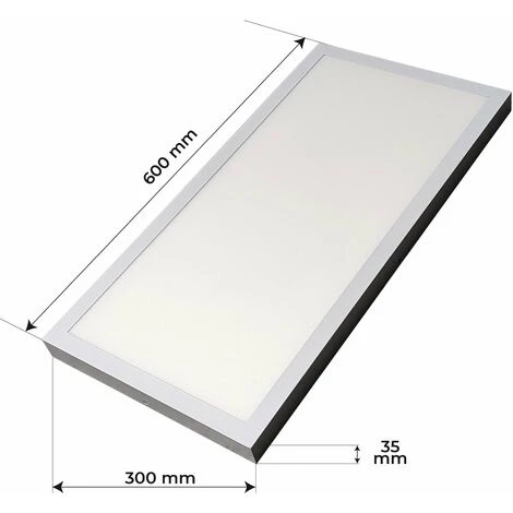 LED ATOMANT SL Pannea LED Surface 60x30cm 36W 3300LM | Blanc Chaud 3000K - Pack 1 Pce. - Blanc Chaud 3000K 7 LED ATOMANT SL Pannea LED Surface 60x30cm 36W 3300LM | Blanc Chaud 3000K - Pack 1 Pce. - Blanc Chaud 3000K – Image 5