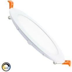 LEDKIA Spot Encastrable Dalle LED Ronde 12W SwitchCCT Sélectionnable Coupe Ø 155mm Dimmable Compatible Avec Télécommande RF V.2 Downlight Panel Sélectionnable (Chaud-Neutre-Froid) - Sélectionnable (Chaud-Neutre-Froid)