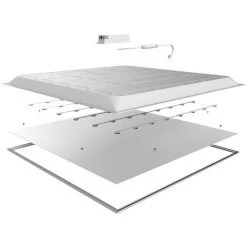 SANS MARQUE Panneau LED Backlit 36W 3240lm - 840 Blanc Froid | 60x60cm - UGR <22 11 SANS MARQUE Panneau LED Backlit 36W 3240lm - 840 Blanc Froid | 60x60cm - UGR <22 -Panneau LED Soldes 2022 66133947 5