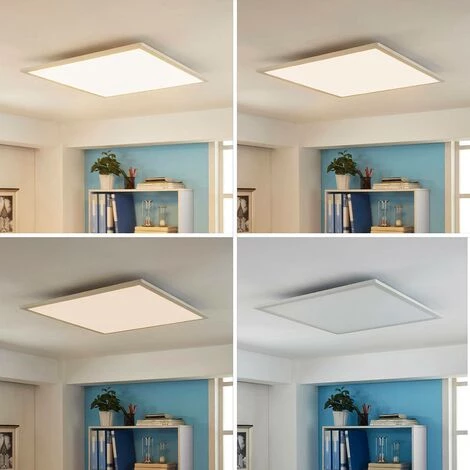 ARCCHIO LED Plafonnier à Intensité Variable 'Enja' En Aluminium Pour Bureau - Blanc 4 ARCCHIO LED Plafonnier à Intensité Variable 'Enja' En Aluminium Pour Bureau - Blanc – Image 2