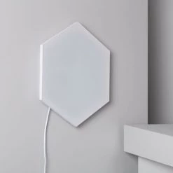 LEDKIA Panneau LED Hexagonal 18x18cm 10W Base Principale Blanc Neutre 4000K - 4500K - Blanc Neutre 4000K - 4500K