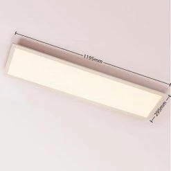 LAMPENWELT LED Plafonnier à Intensité Variable 'Tinus' Pour Salon & Salle à Manger - Blanc -Panneau LED Soldes 2022 8749087 4