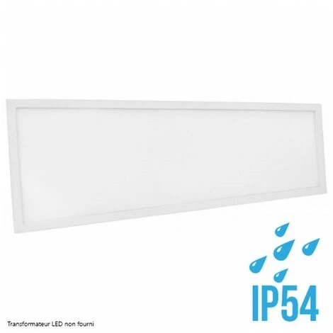 Blanc Chaud - Dalle LED NOVA - 120x30cm - 40W - IP54 - DeliTech - Alim. Non Fournie - Blanc 3 Blanc Chaud - Dalle LED NOVA - 120x30cm - 40W - IP54 - DeliTech - Alim. Non Fournie - Blanc