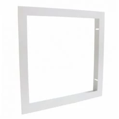 DELITECH Cadre D'encastrement - Dalle LED 30x30 - Faux Plafond Placo BA13 - Aluminium Blanc