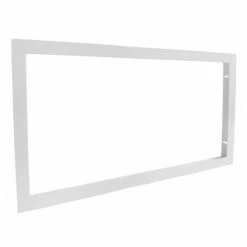 DELITECH Cadre D'encastrement - Dalle LED 60x30 - Faux Plafond Placo BA13 - Aluminium Blanc