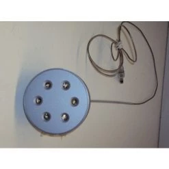 Suspension Led Sur Jack Diam 65mm KIS Leds Blanches 6x1w Corps En Aluminium 12V Trajectoire Réf 632301